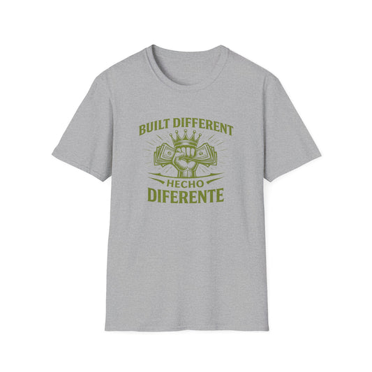 BUILT DIFFERENT - HECHO DIFERENTE - Unisex Soft Style T-Shirt