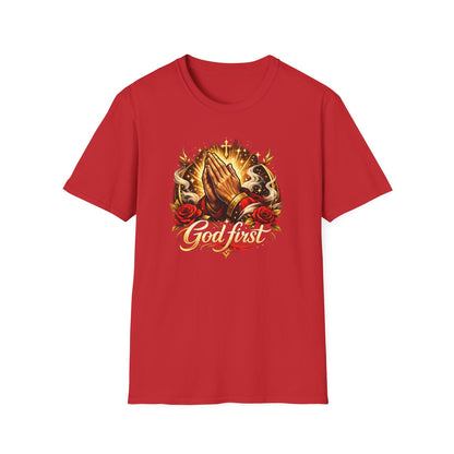 GOD FIRST - Unisex Soft Style T-Shirt