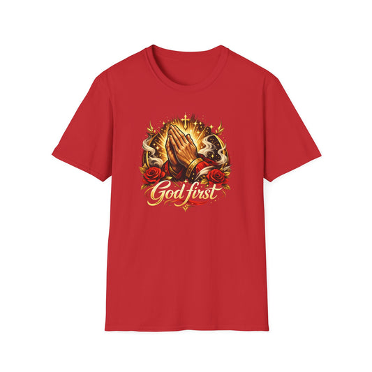 GOD FIRST - Unisex Soft Style T-Shirt