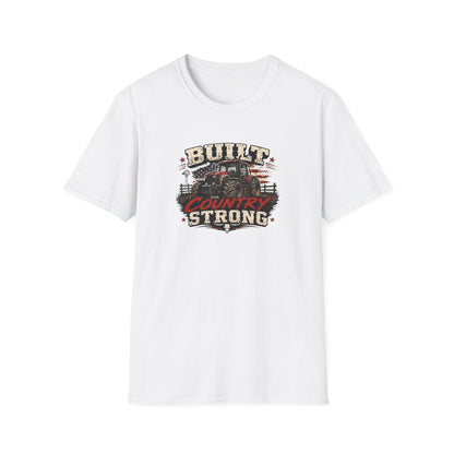 BUILT COUNTRY STRONG - Unisex Soft Style T-Shirt