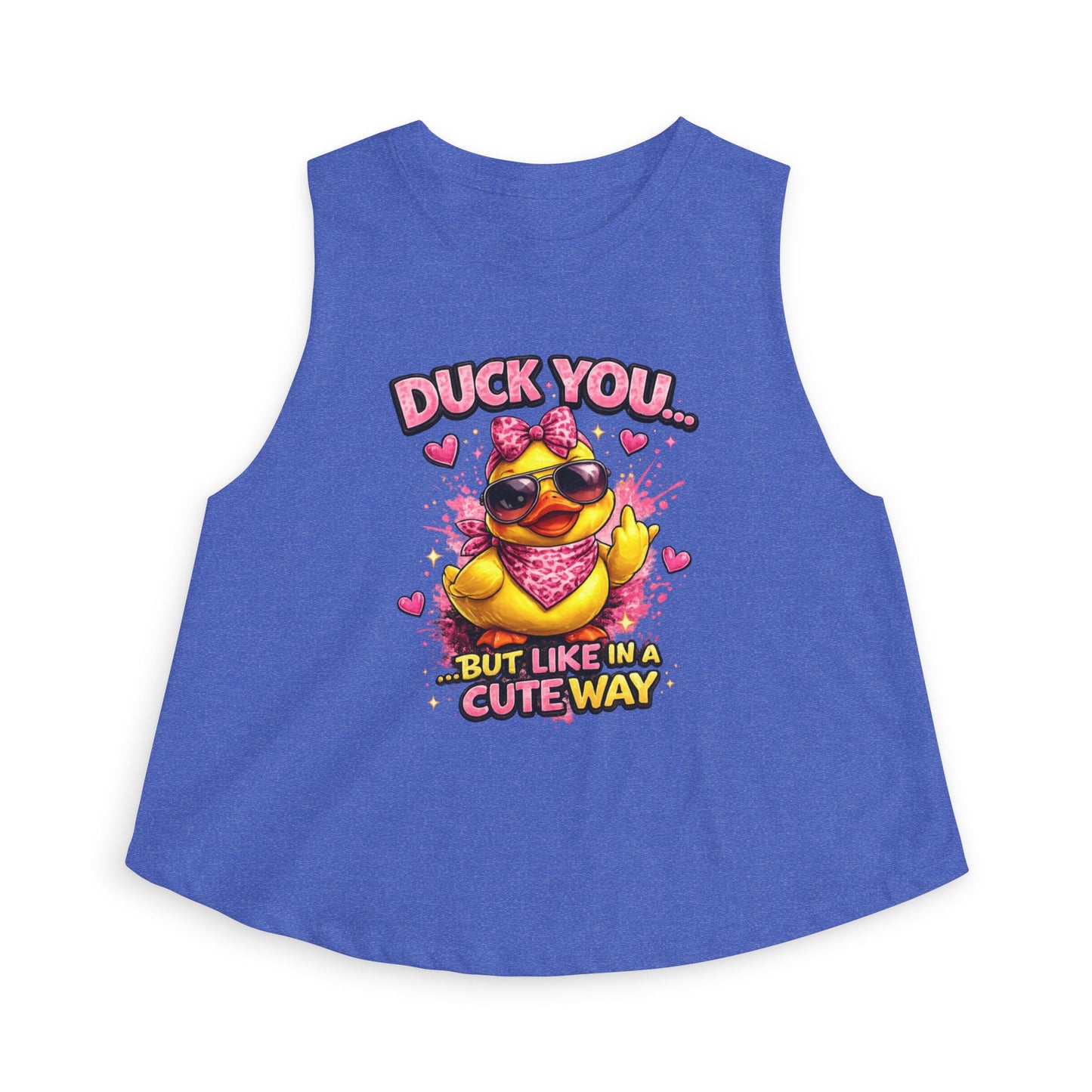 DUCK YOU BUT IN A CUTE WAY - Women's Crop Top