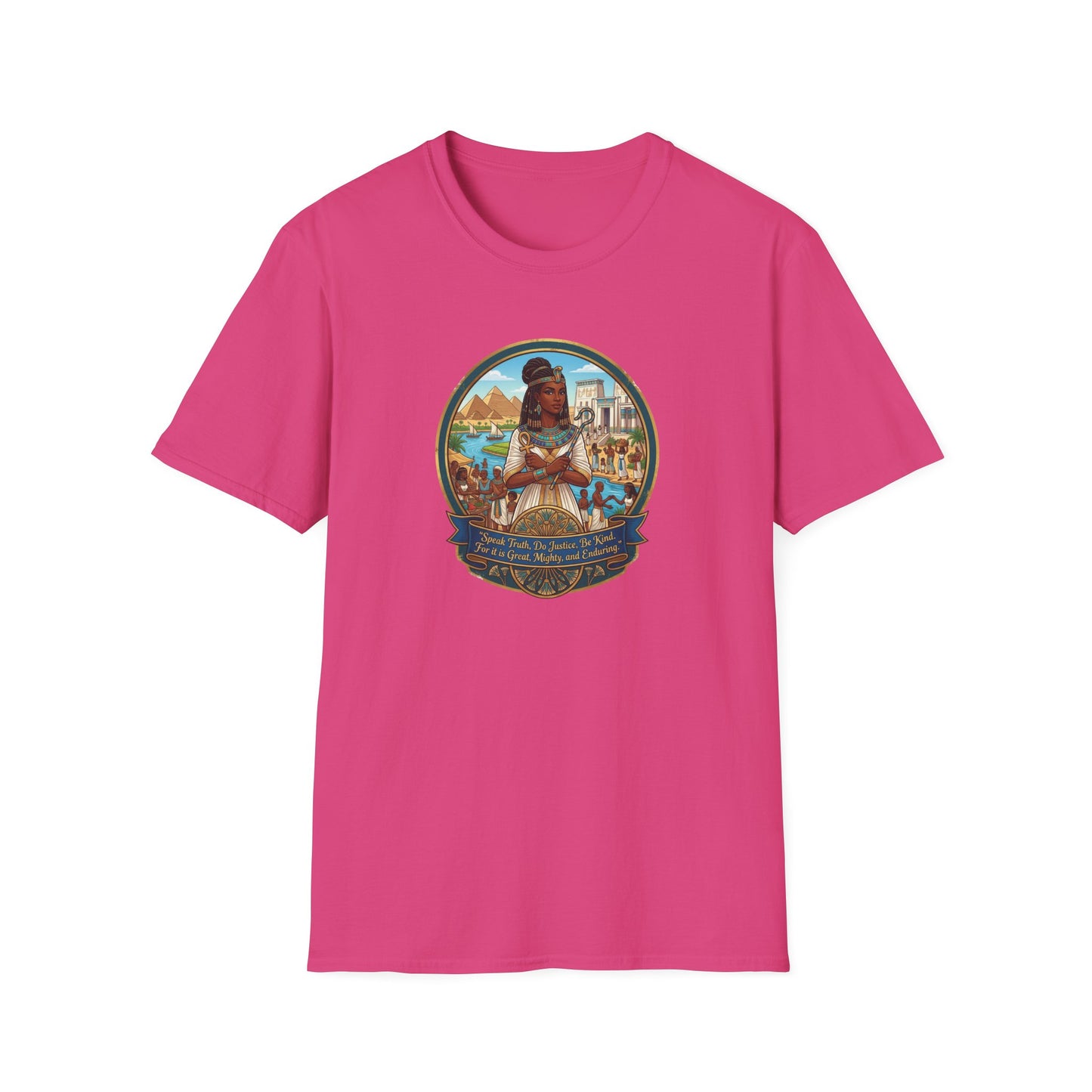 SPEAK TRUTH-DO JUSTICE-BE KIND - Unisex Softstyle T-Shirt