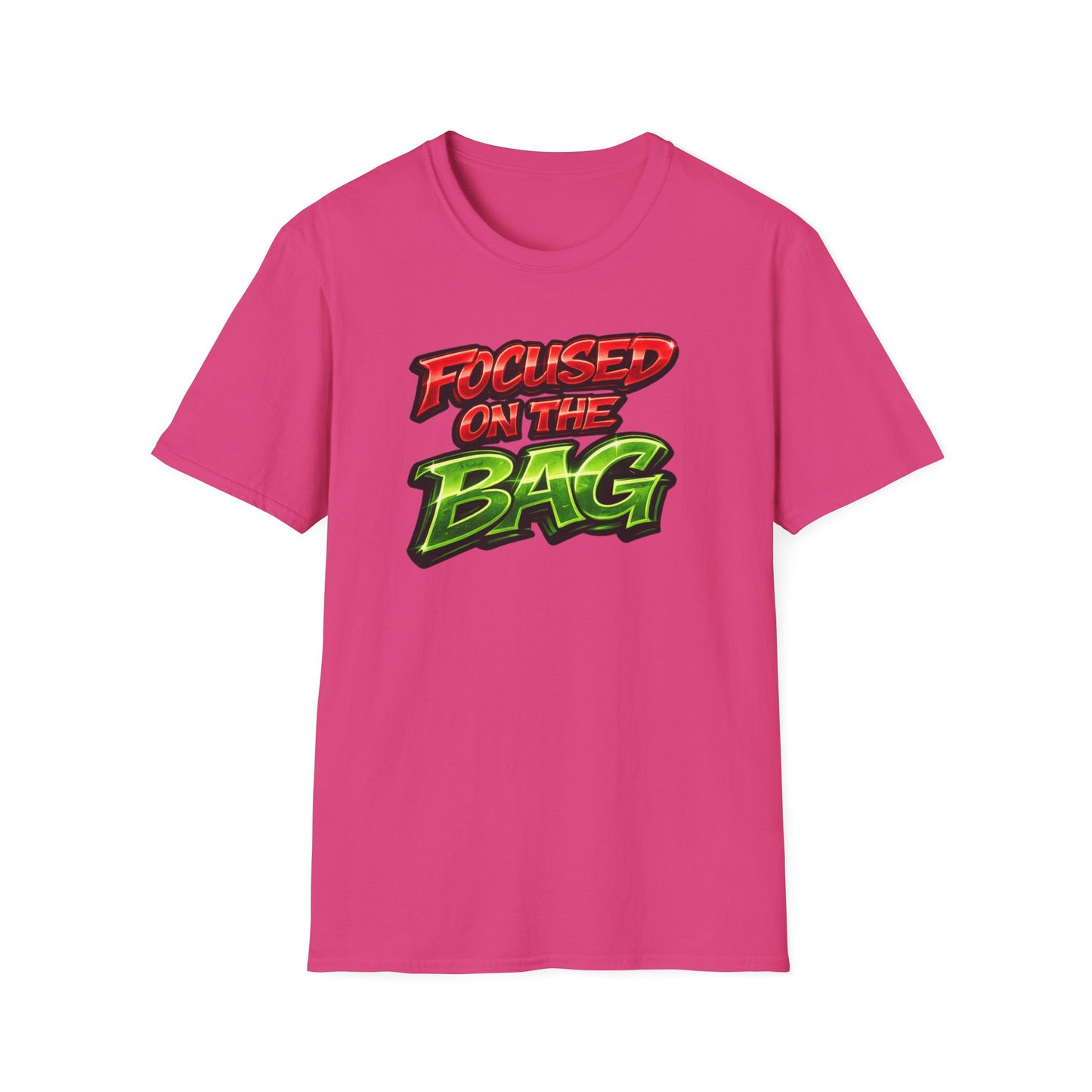 FOCUSED ON THE BAG - Unisex Soft Style T-Shirt