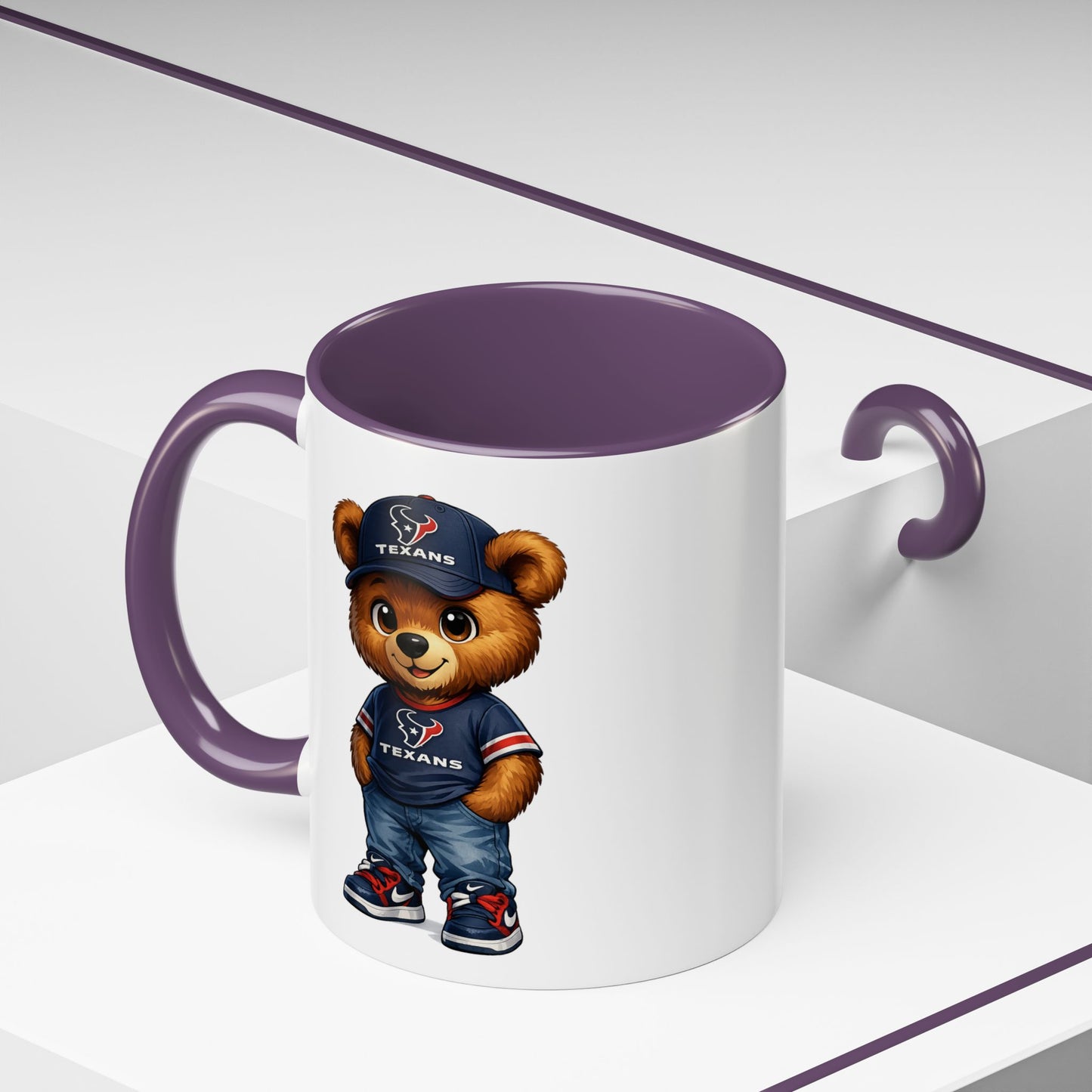 BERRY - REPPIN THE TEXANS - Accent Coffee Mug (11, 15oz)