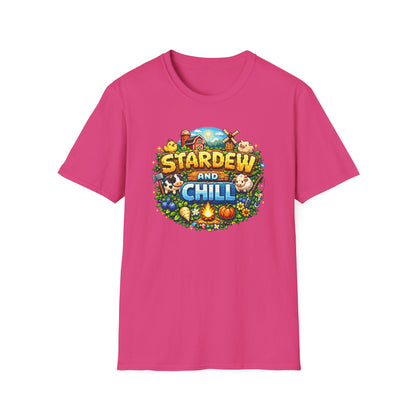 STARDEW AND CHILL - Unisex Soft Style T-Shirt