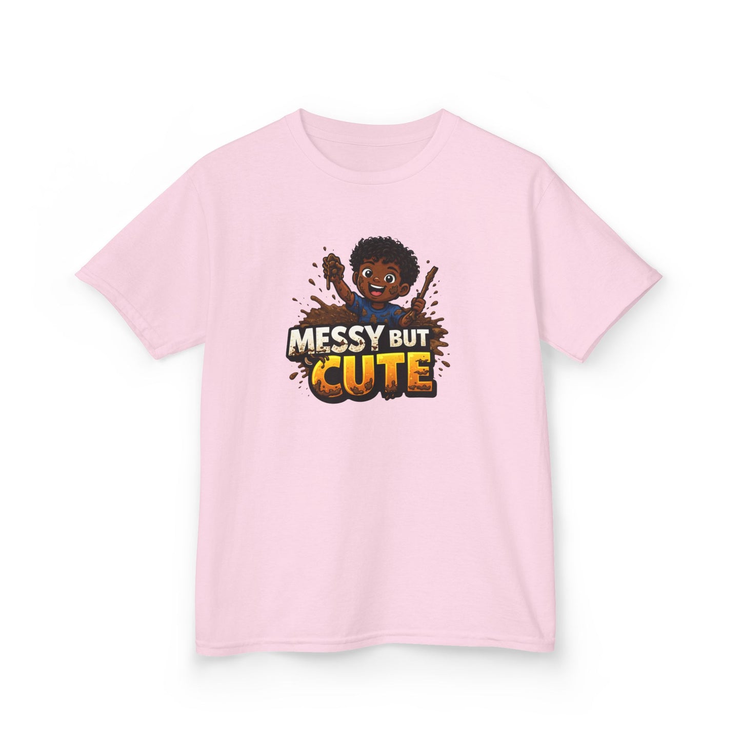 MESSY BUT CUTE - Kids Cotton Tee