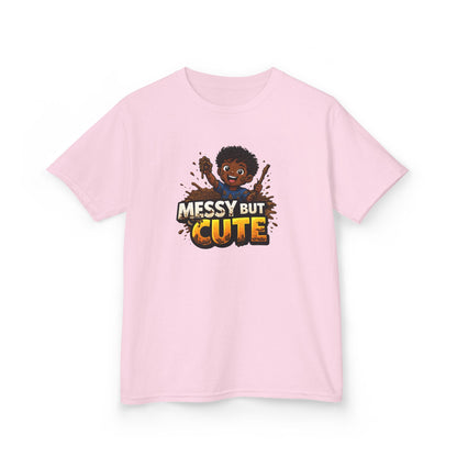 MESSY BUT CUTE - Kids Cotton Tee