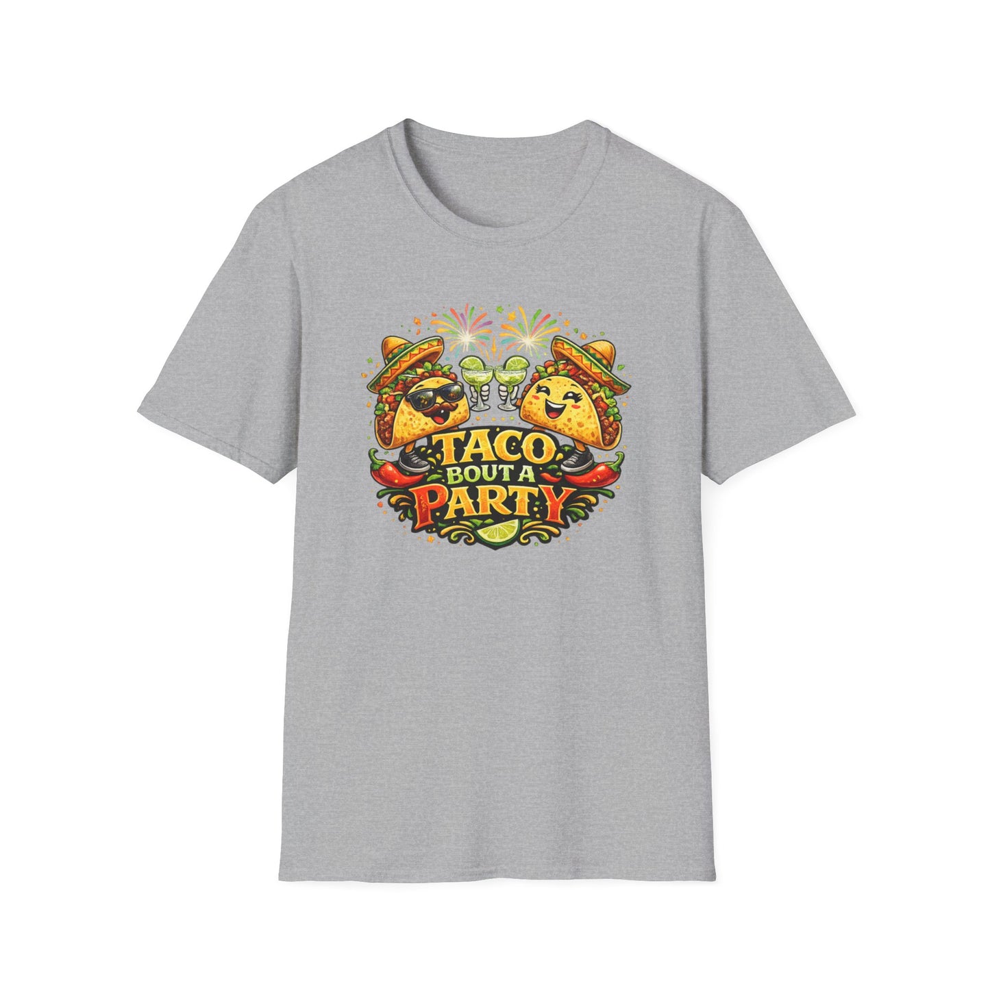 TACO BOUT A PARTY - Unisex Soft Style T-Shirt