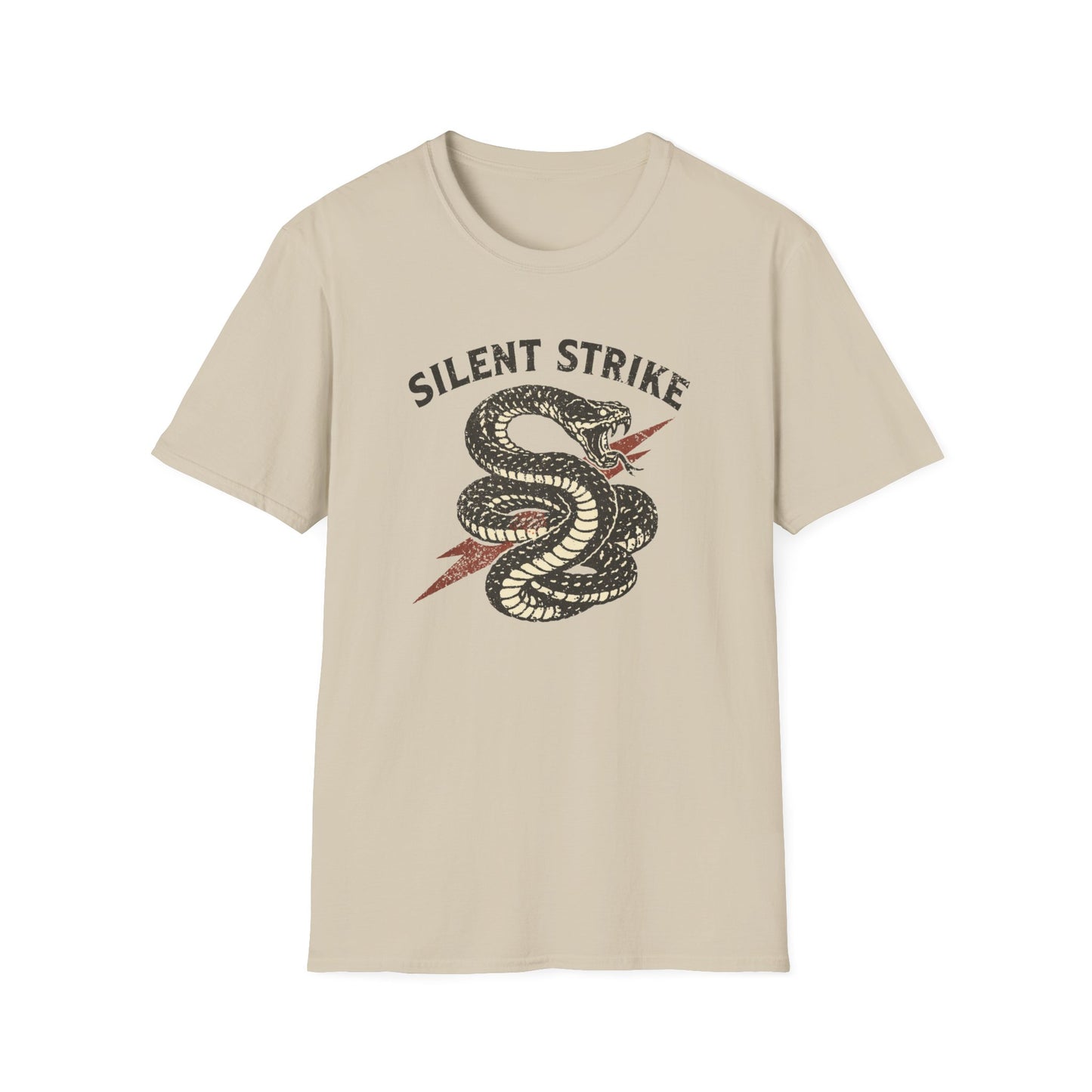 SILENT STRIKE-SNAKE - Unisex Soft Style T-Shirt