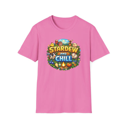 STARDEW AND CHILL - Unisex Soft Style T-Shirt