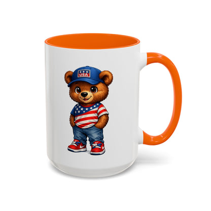 BERRY - REPPIN THE USA - Accent Coffee Mug (11, 15oz)