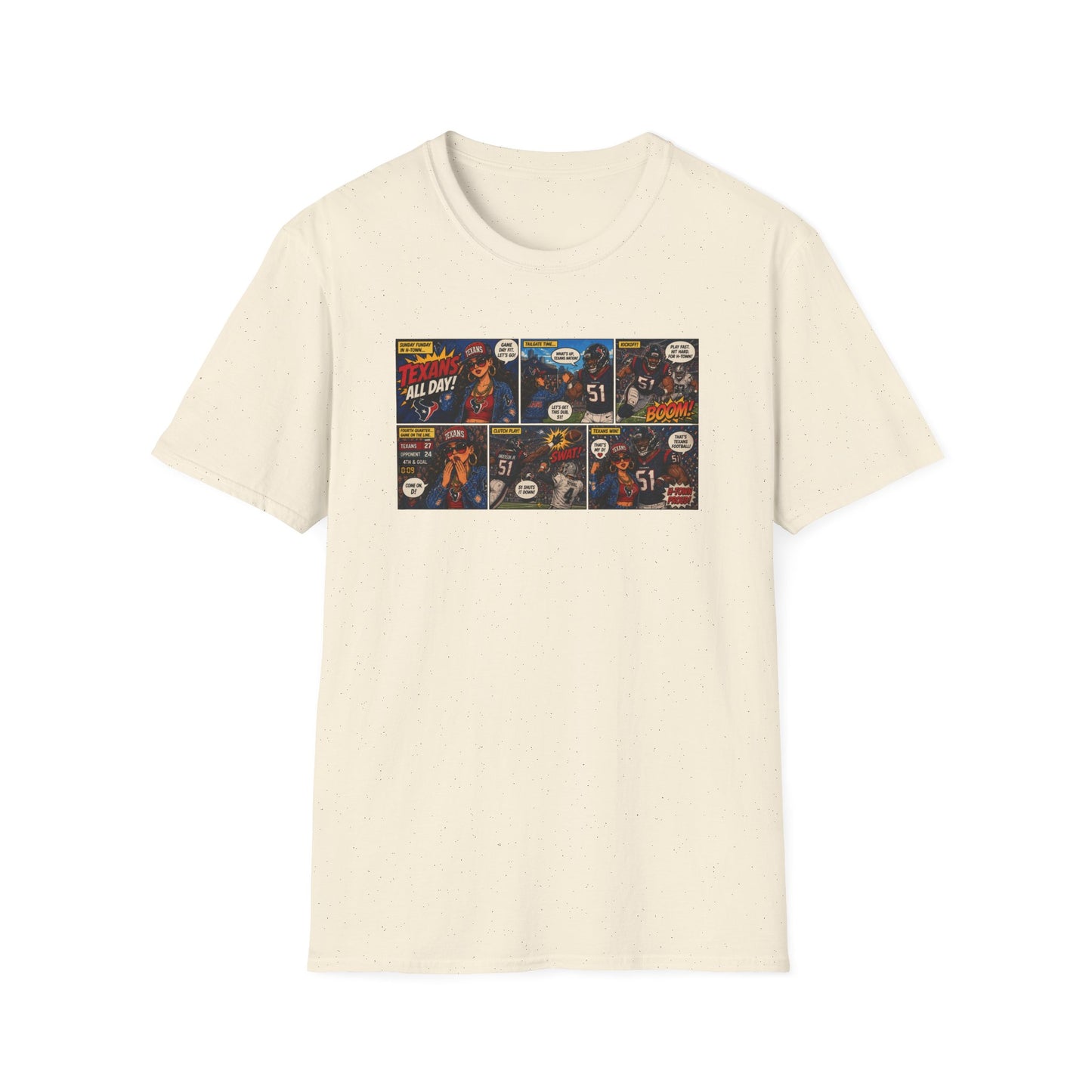 Comic Strip Graphic T‑Shirt — Retro Pop Art Panels