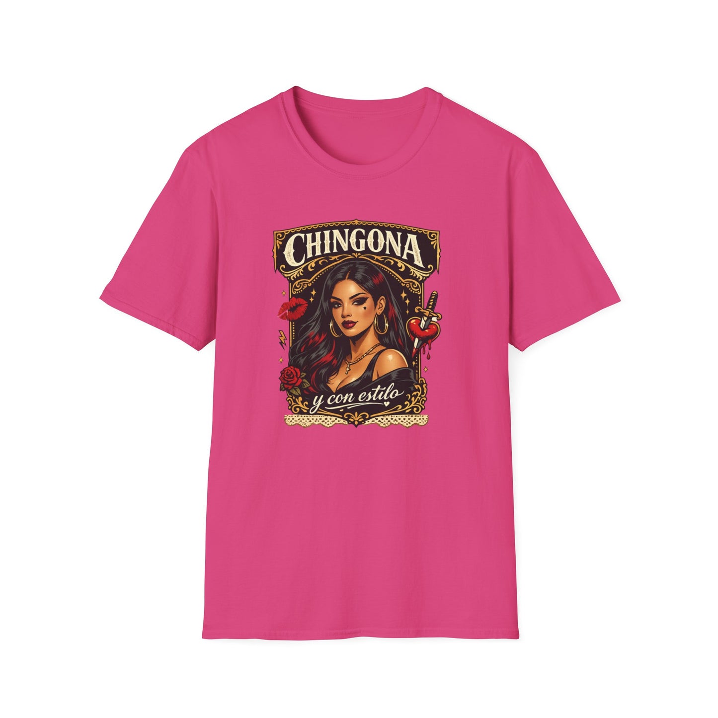 CHINGONA Y CON ESTILO - Unisex Soft Style T-Shirt