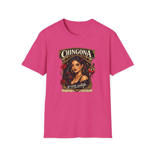 CHINGONA Y CON ESTILO - Unisex Soft Style T-Shirt