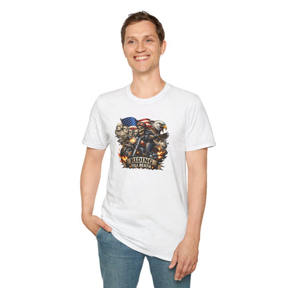 RIDING TIL DEATH - Unisex Softstyle T-Shirt