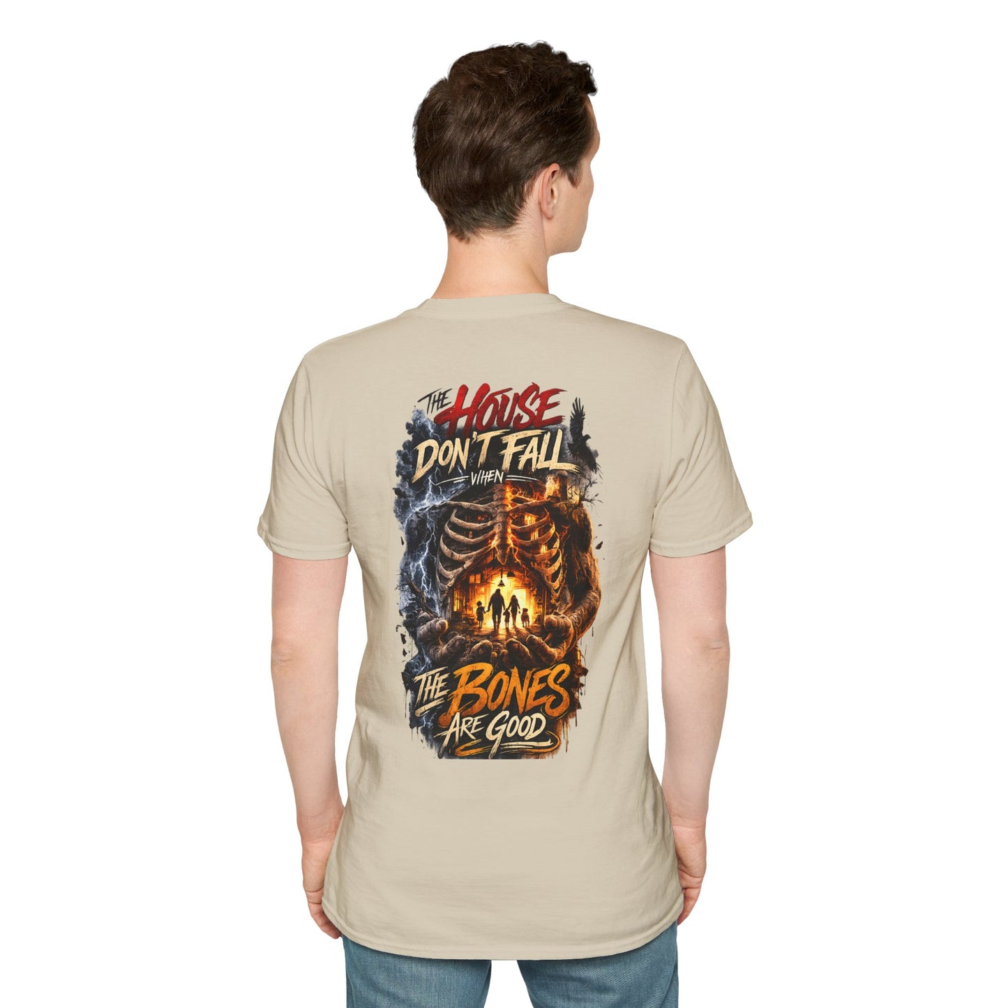 HOUSE DON'T FALL - (Front/Back Print) Unisex Soft Style T-Shirt