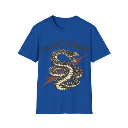 SILENT STRIKE - ((BIG PRINT)) - Unisex Soft Style T-Shirt