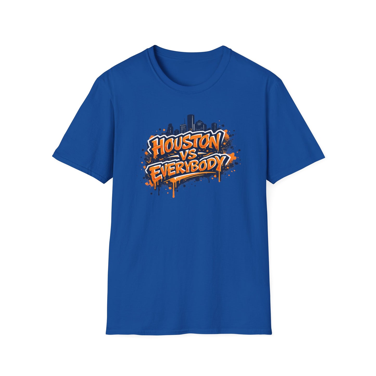 HOUSTON VS EVERYBODY-GRAFFITI ART - Unisex Soft Style T-shirt