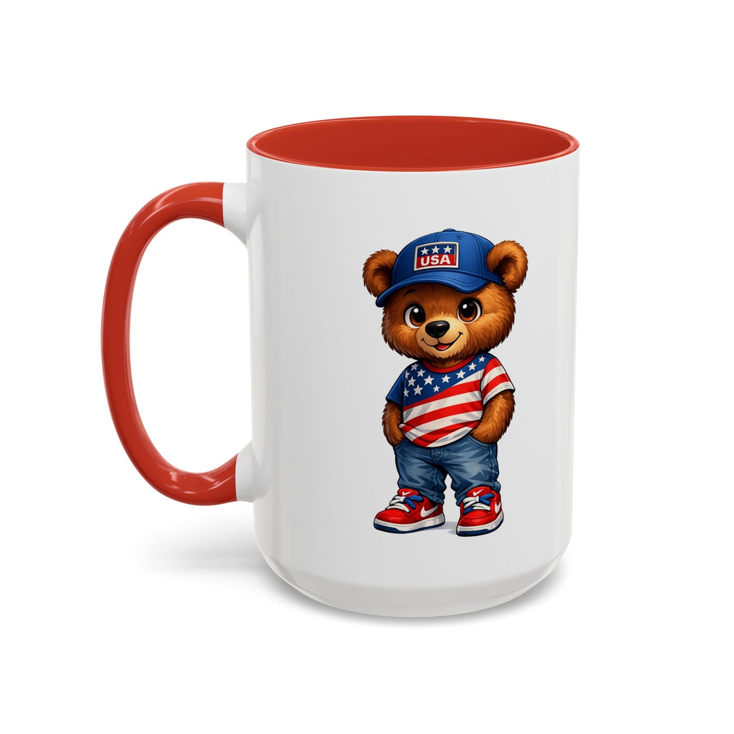 BERRY - REPPIN THE USA - Accent Coffee Mug (11, 15oz)