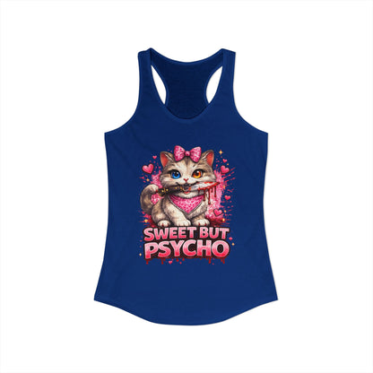 SWEET BUY PSYCHO – Women's Ideal Racerback Tank
