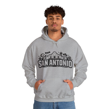 San Antonio Hoodie | Alamo City Texas Pride Graphic Unisex Pull-Over