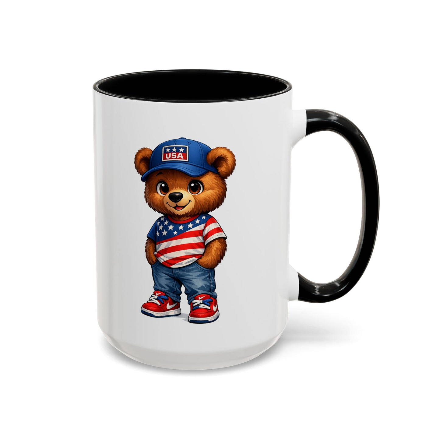 BERRY - REPPIN THE USA - Accent Coffee Mug (11, 15oz)