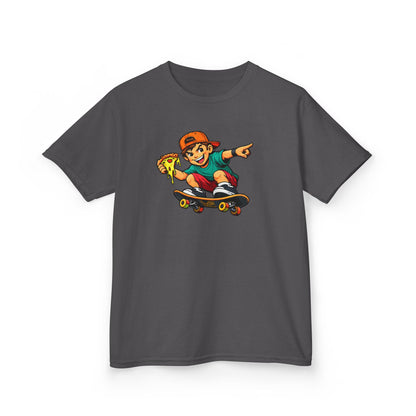 SKATEBOARD PIZZA BOY - Kid's Cotton Tee