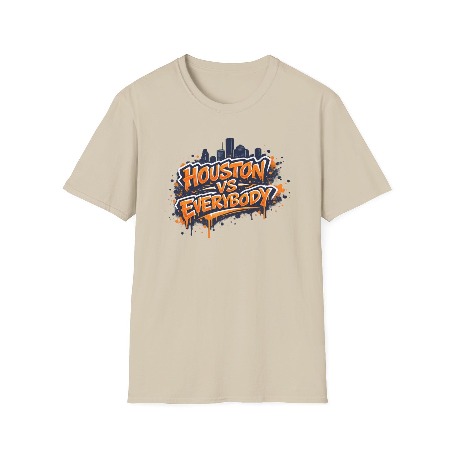HOUSTON VS EVERYBODY-GRAFFITI ART - Unisex Soft Style T-shirt