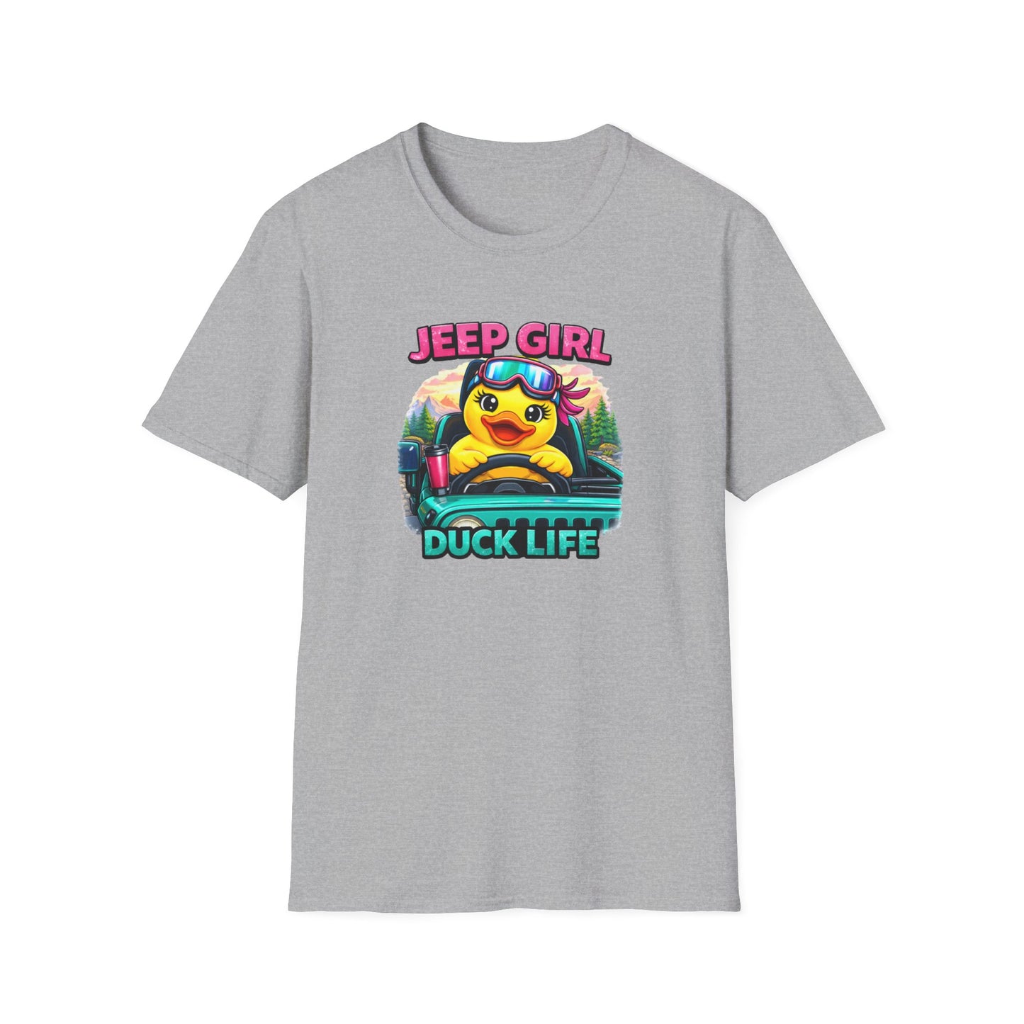 JEEP GIRL-DUCK LIFE - Unisex Softstyle T-Shirt