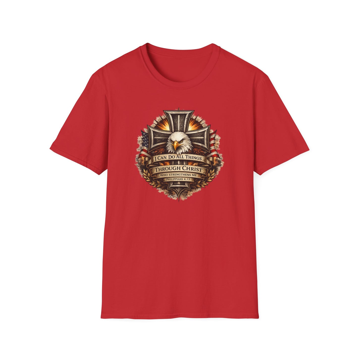 I CAN DO ALL THINGS THROUGH CHRIST - Unisex Soft Style T-Shirt