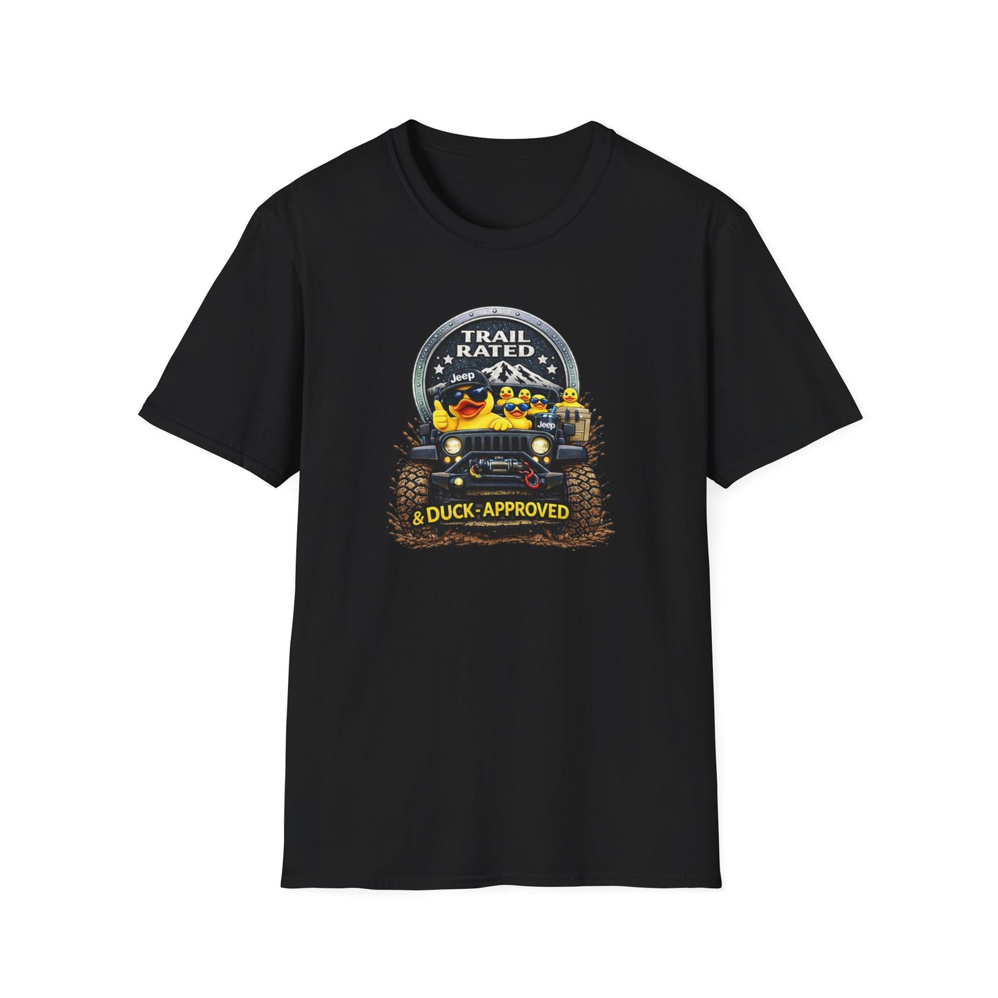 TRAIL RATED & DUCK APPROVED - Unisex Softstyle T-Shirt