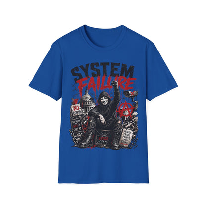 SYSTEM FAILURE - ((BIG PRINT)) - Unisex Soft Style T-Shirt