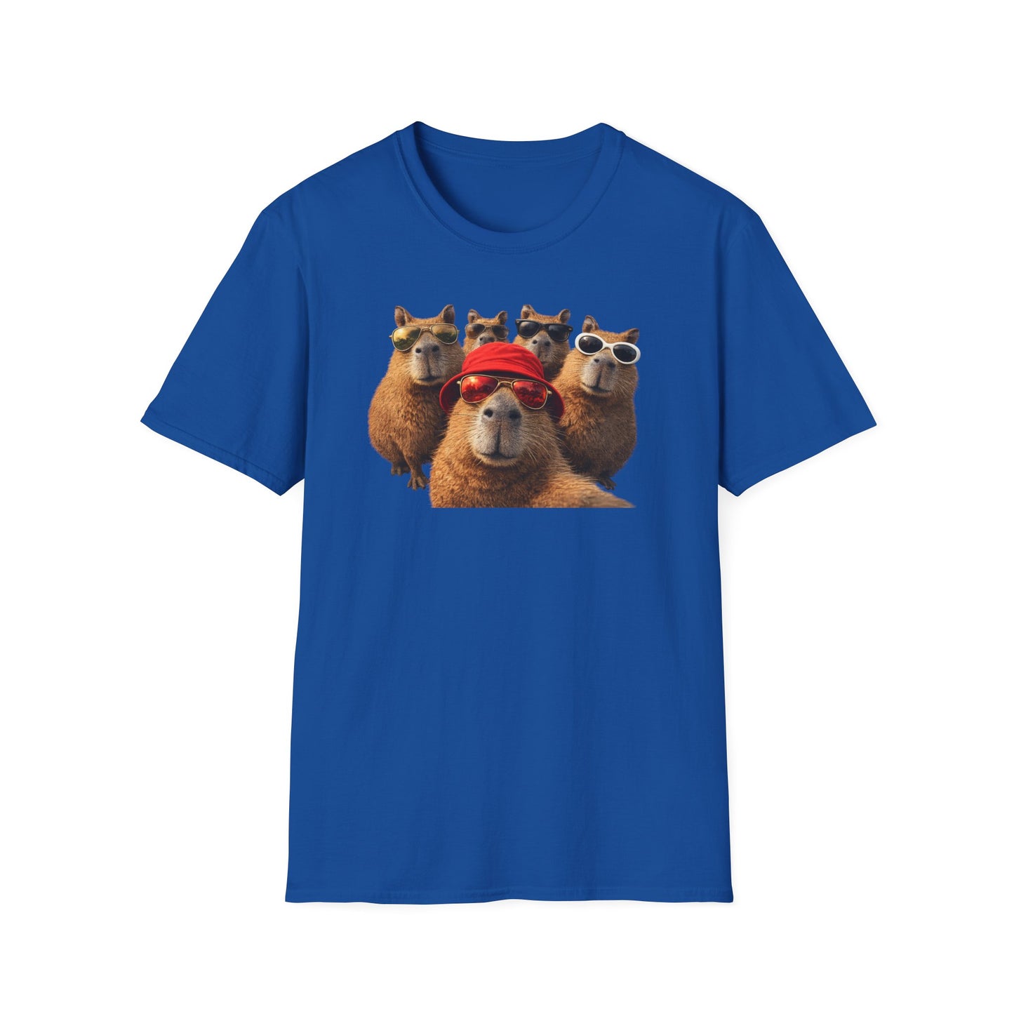 SELFIE TIME - CAPYBARAS - Unisex Soft Style T-Shirt