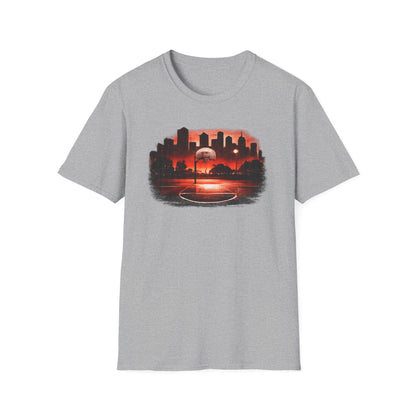 Street B-Ball Court - Unisex Soft Style T-Shirt