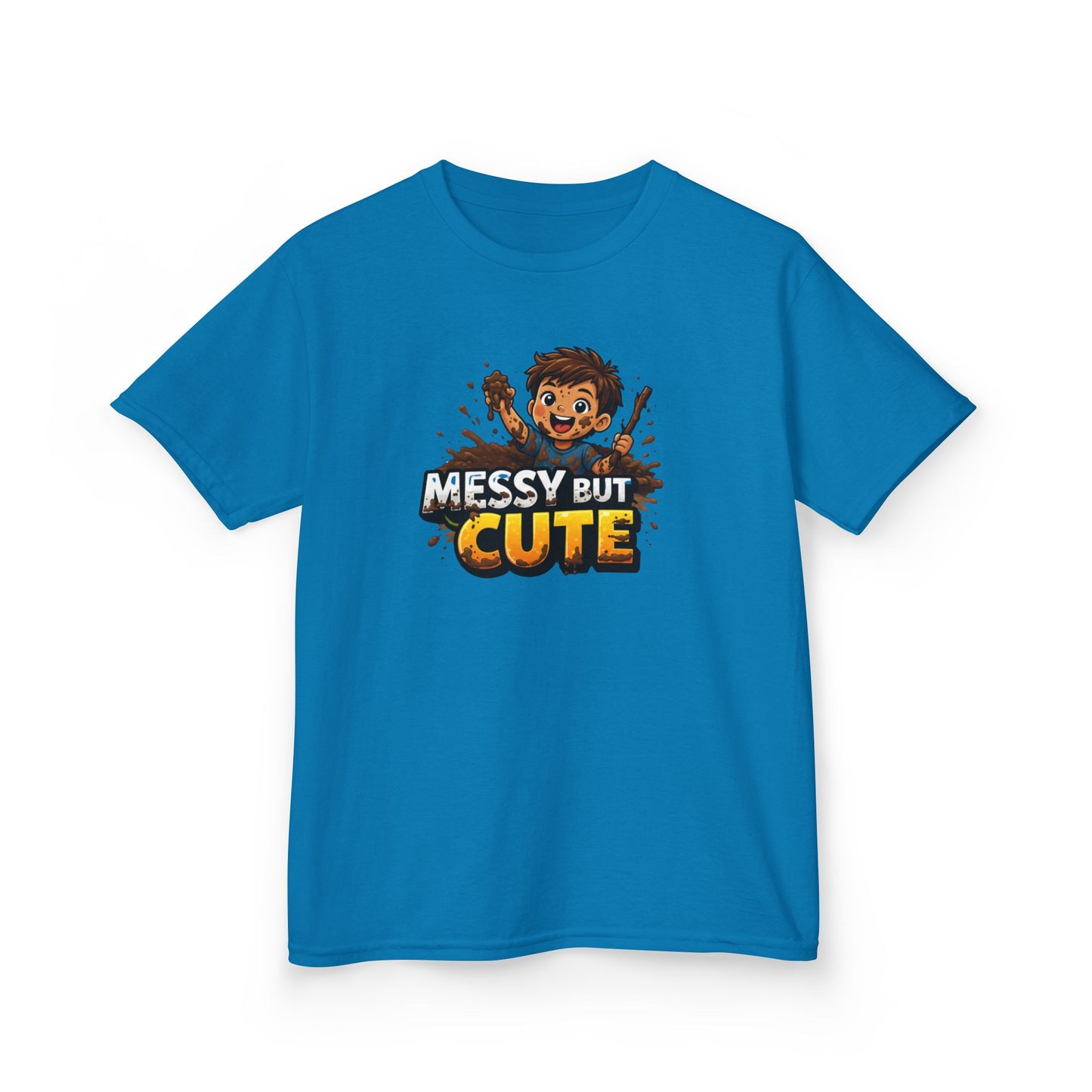 MESSY BUT CUTE - Kids Cotton™ Tee