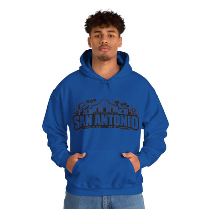 San Antonio Hoodie | Alamo City Texas Pride Graphic Unisex Pull-Over