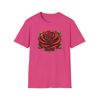 RED ROSE - Unisex Soft Style T-Shirt