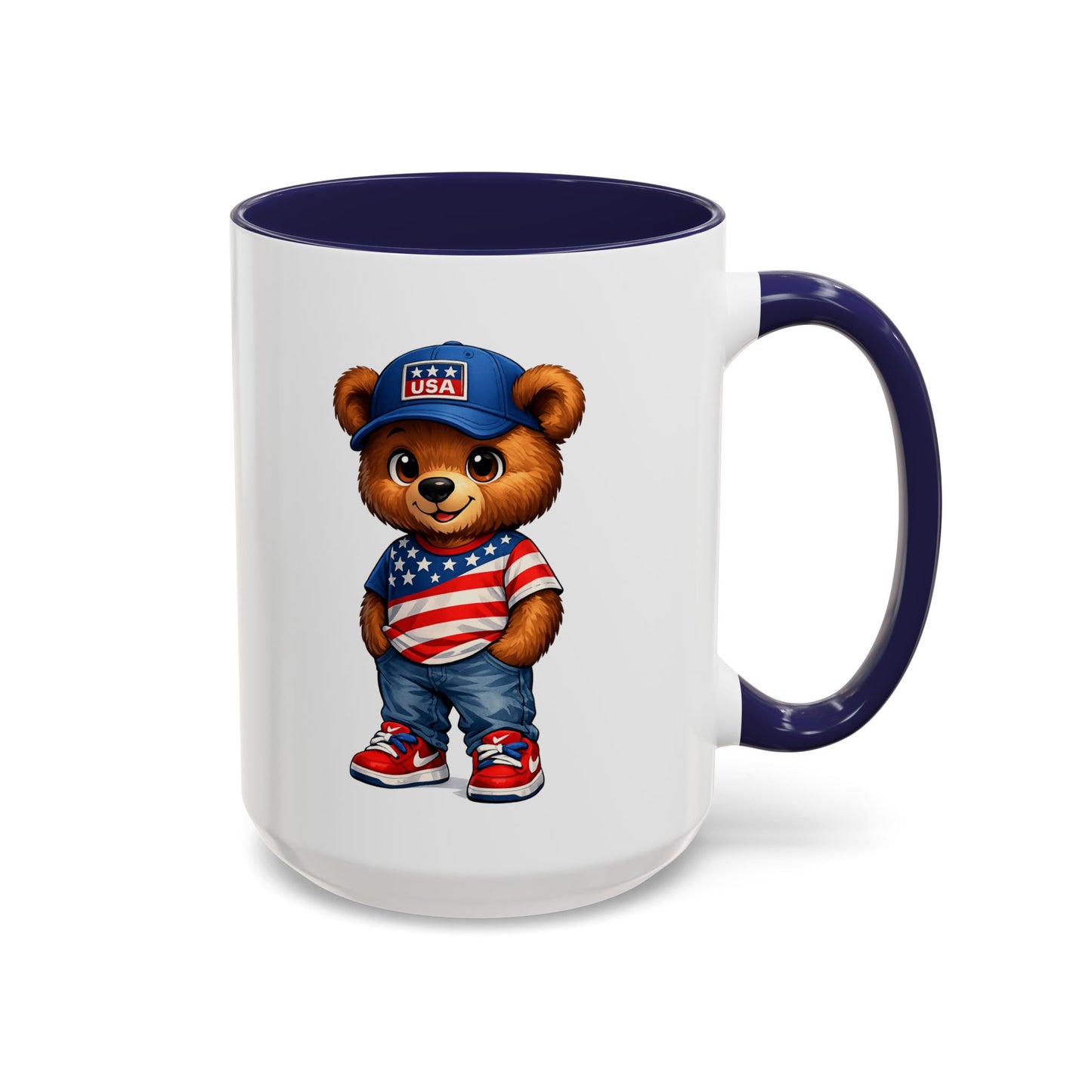 BERRY - REPPIN THE USA - Accent Coffee Mug (11, 15oz)