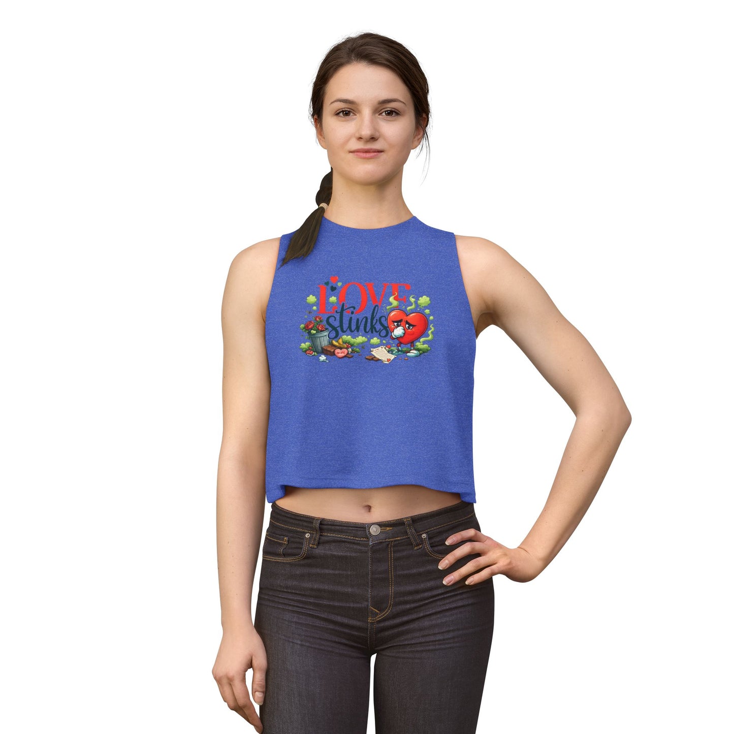 LOVE STINKS - Women's Crop Top