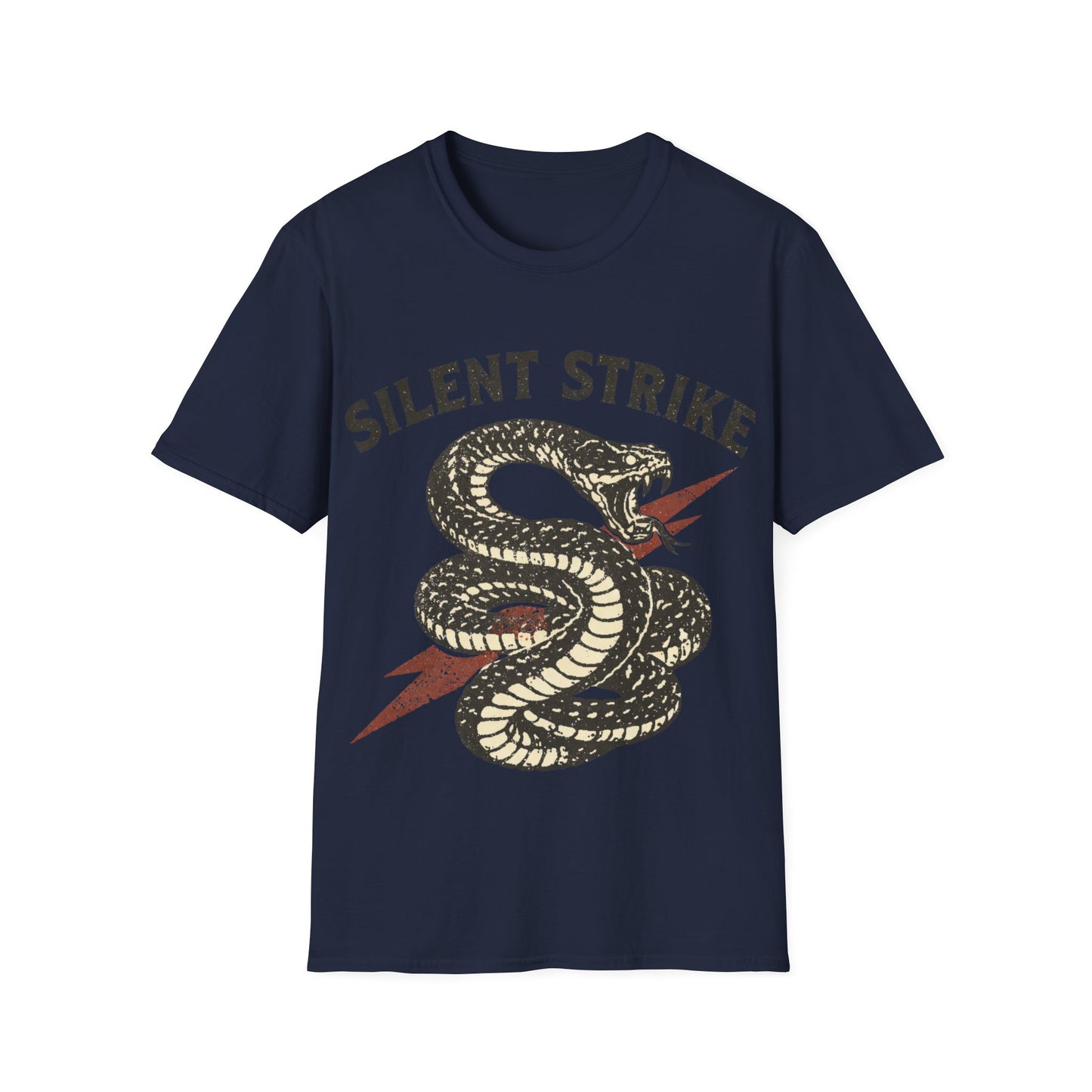 SILENT STRIKE - ((BIG PRINT)) - Unisex Soft Style T-Shirt