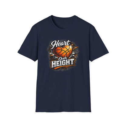 HEART OVER HEIGHT - Unisex Soft Style T-Shirt