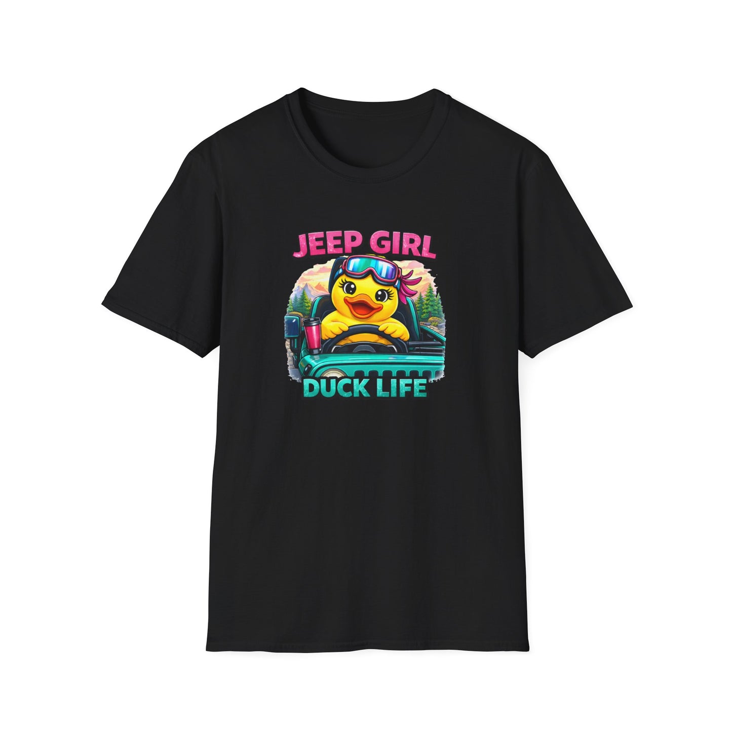 JEEP GIRL-DUCK LIFE - Unisex Softstyle T-Shirt