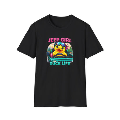 JEEP GIRL-DUCK LIFE - Unisex Softstyle T-Shirt