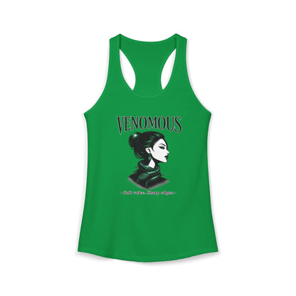 VENOMOUS-SOFT VOICE-SHARP EDGES - Women's Ideal Racerback Tank