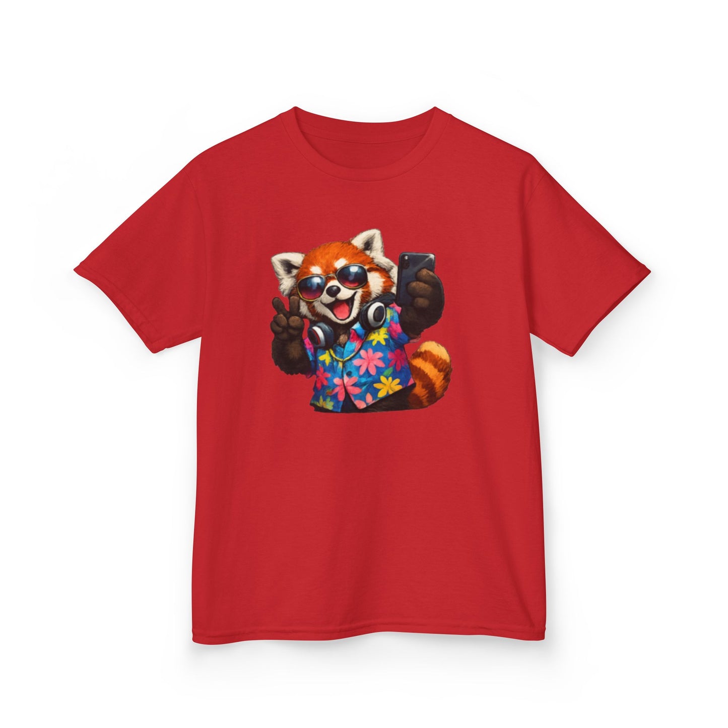 SELFIE TIME - RED PANDA STYLE - Kids Cotton™ Tee