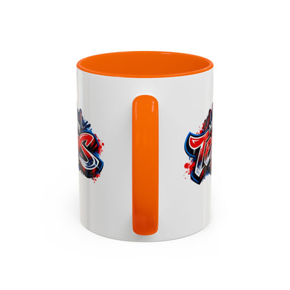 HOUSTON TEXANS GRAFFITI W/SKYLINE - Accent Coffee Mug (11, 15oz)