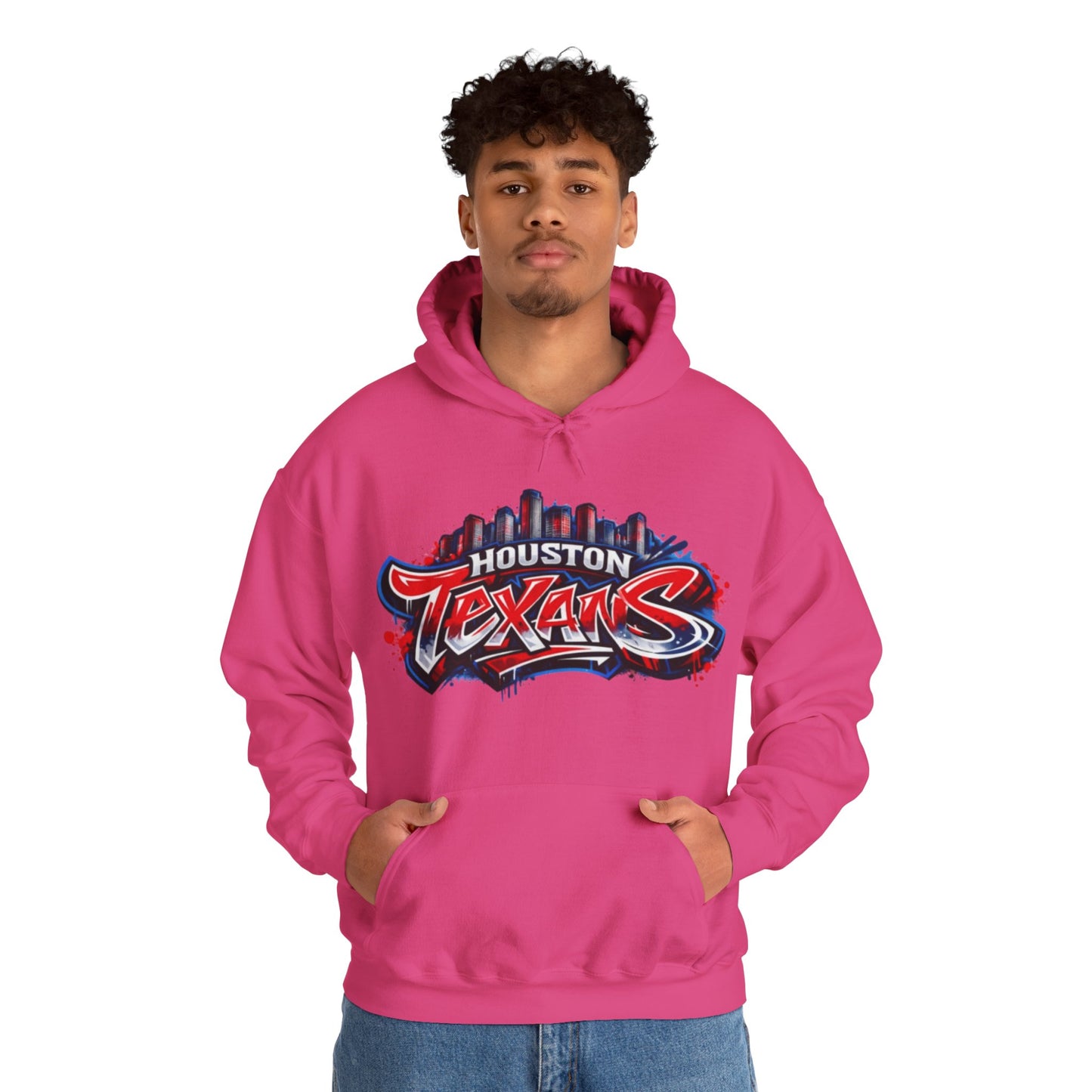 Houston Texans Graffiti Art Unisex Hoodie | H-Town Streetwear Pull-Over