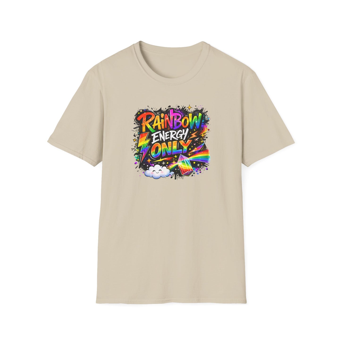 RAINBOW ENERGY ONLY - Unisex Softstyle T-Shirt