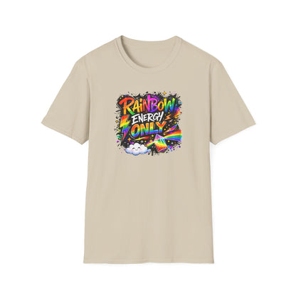 RAINBOW ENERGY ONLY - Unisex Softstyle T-Shirt