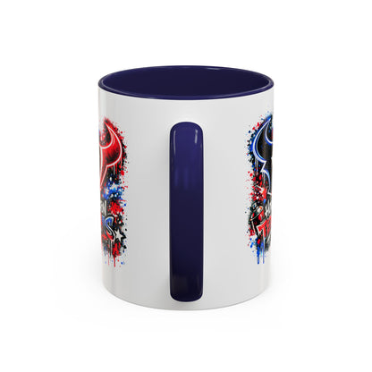 HOUSTON TEXANS - GRAFFITTI ART -Accent Coffee Mug (11, 15oz)